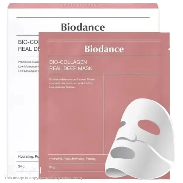 ماسک صورت بایودنس کره‌ای اصل مدل Bio-Collagen
